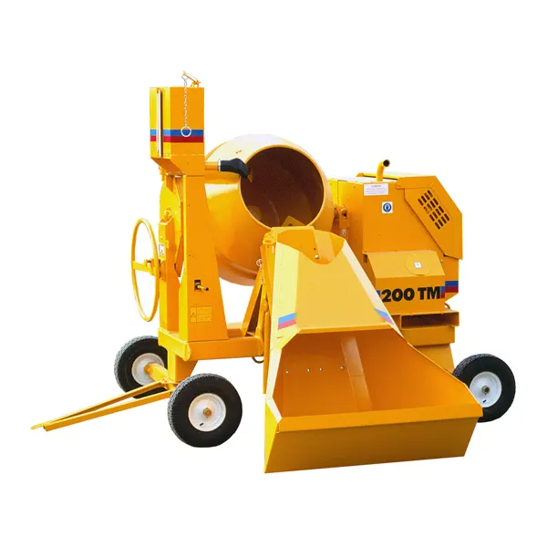 Concrete Mixer With Hopper